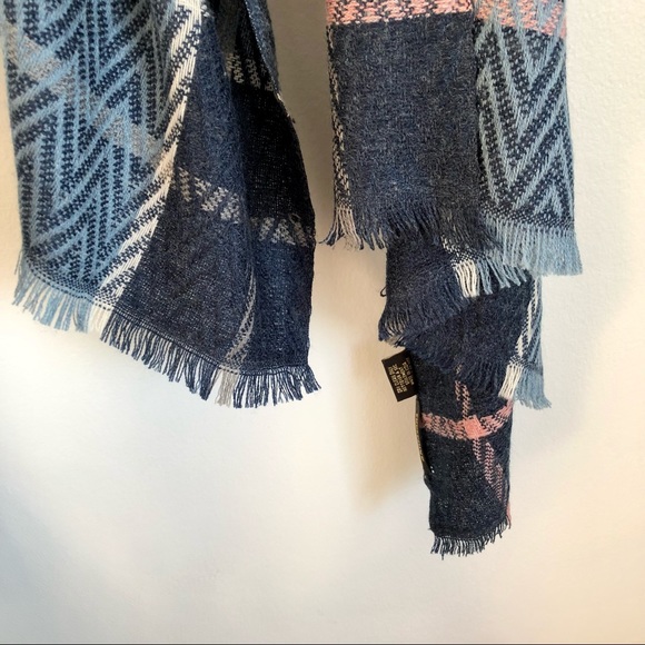 Anthropology Ahujasons Chevron Printed Plaid Scarf - Picture 2 of 5